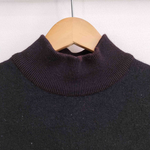 イッセイミヤケデザインスタジオ im ISSEY MIYAKE DESIGN STUDIO 80s archive 両面デザイン モックネック ウールニット メンズ JPN:L
