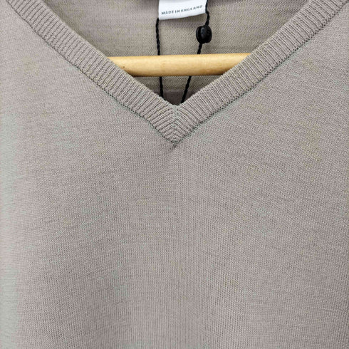 ジョンスメドレー JOHN SMEDLEY 90S~00S MERINO WOOL Vネック ニットセーター デッドストック メンズ import:M