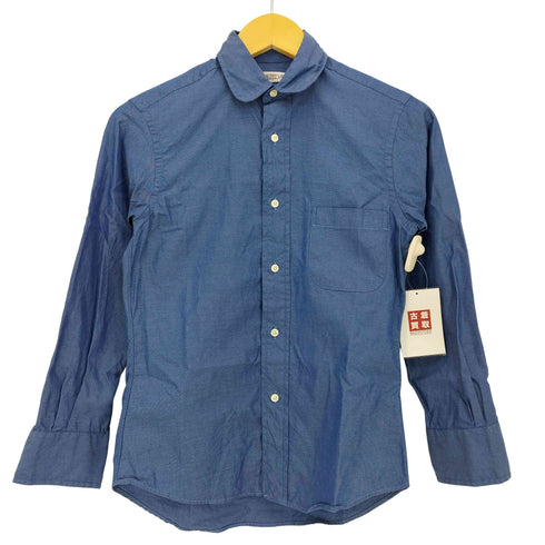 インディヴィジュアライズドシャツ individualized shirts USA製 丸襟 コットンシャツ レディース