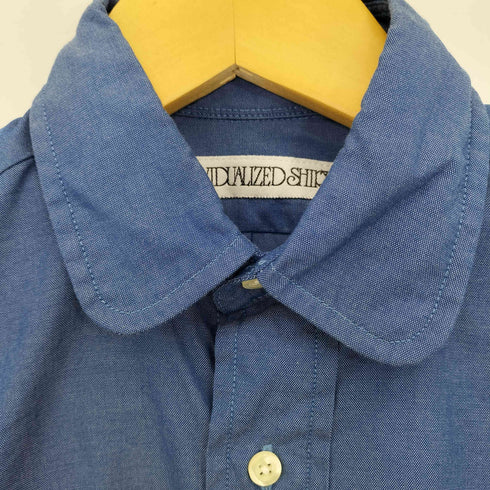 インディヴィジュアライズドシャツ individualized shirts USA製 丸襟 コットンシャツ レディース