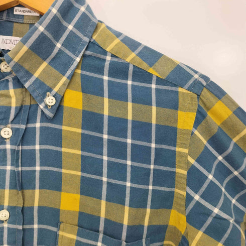 インディヴィジュアライズドシャツ individualized shirts USA製 SLIM FIT ボタンダウンシャツ メンズ 14 1/2 - 32