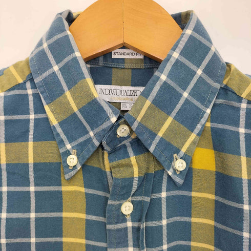 インディヴィジュアライズドシャツ individualized shirts USA製 SLIM FIT ボタンダウンシャツ メンズ 14 1/2 - 32