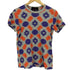 トリココムデギャルソン tricot COMME des GARCONS AD2015 総柄 模様 レーヨン 混 S/S Tシャツ レディース JPN:S