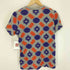 トリココムデギャルソン tricot COMME des GARCONS AD2015 総柄 模様 レーヨン 混 S/S Tシャツ レディース JPN:S