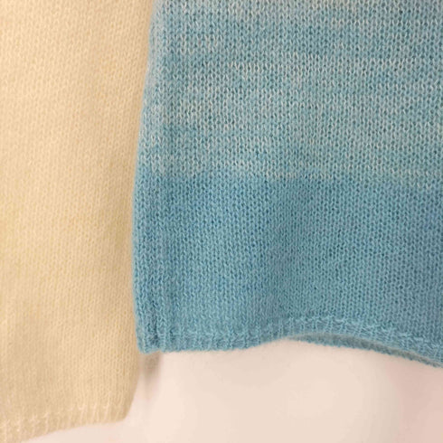 クレージュ courreges グラデーションカラー モヘヤ混 タートルネックニット レディース 9R