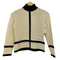 クレージュ courreges ウール ラインストーン ハイネックニット レディース 9R