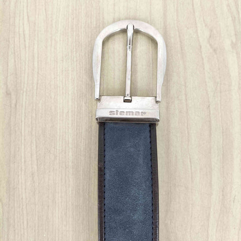 stemar MADE IN ITALY レザーベルト メンズ