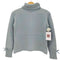 クレージュ courreges 袖リボン ウールカシミヤ ボタンタートルネックニット レディース 9R
