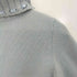 クレージュ courreges 袖リボン ウールカシミヤ ボタンタートルネックニット レディース 9R