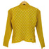 クレージュ courreges ウール リブ切替 花柄 ハイネックニット レディース JPN:38