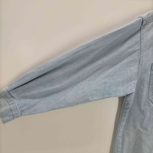 エディーバウアー Eddie Bauer 香港製 黒タグ デニムシャンブレーシャツ レディース JPN:S