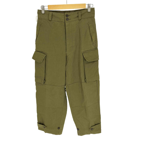 ALIER AIZENAY フランス軍 復刻 M47 型 ヘリンボーンツイル ミリタリー カーゴ パンツ メンズ 21