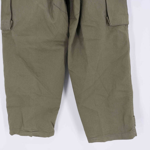 ALIER AIZENAY フランス軍 復刻 M47 型 ヘリンボーンツイル ミリタリー カーゴ パンツ メンズ 21