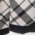 クレージュ courreges モヘヤナイロン アーガイル フリンジ ボートネックニット レディース 9R