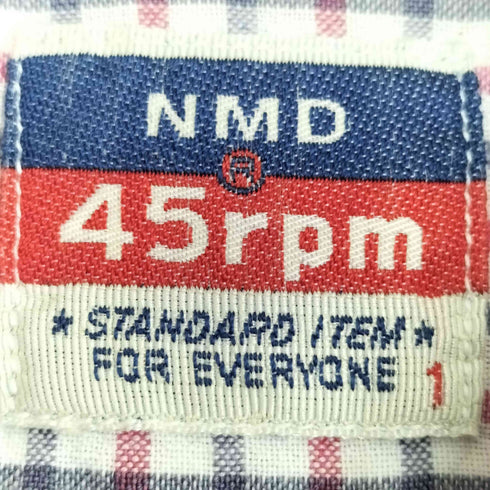 フォーティーファイブアールピーエム 45rpm プルオーバーシャツ メンズ JPN:1
