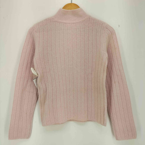 クレージュ courreges アンゴラウール ロゴ ハイネックニット レディース 9R