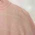 クレージュ courreges ウール ステッチ チェック ハイネックニット レディース 9R