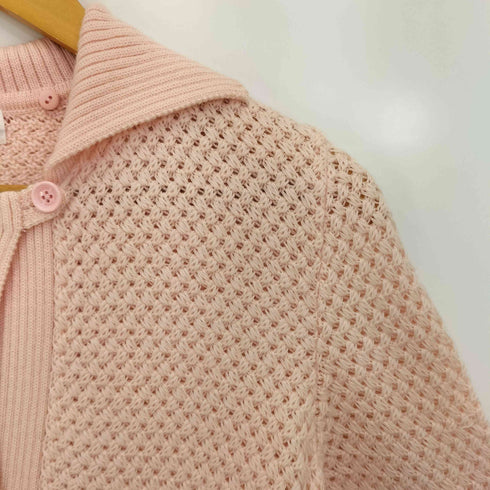 クレージュ courreges ウール ダブルブレスト カーディガン レディース JPN:38