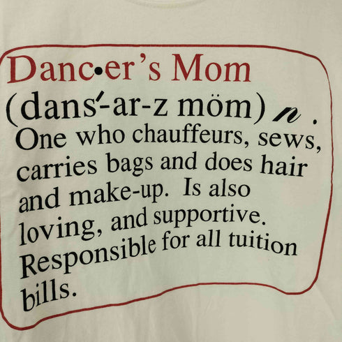 90-00S GILDAN ボディ ULTRA COTTON 2枚タグ DANCERS MOM DANS AR Z MOM プリント S/S Tシャツ メンズ import:L
