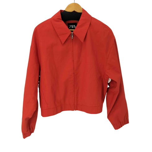 ザラ ZARA ZIPPERED POCKET BOMBER JACKET レディース import:L