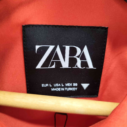 ザラ ZARA ZIPPERED POCKET BOMBER JACKET レディース import:L
