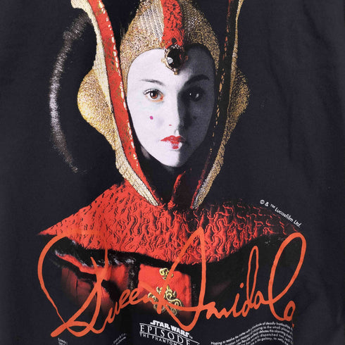 WEBER EPISODE 1 QUEEN AMIDALA クイーン アミダラ ムービー キャラクター プリント S/S Tシャツ メンズ