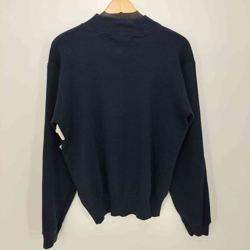 ヒューストン HOUSTON US NAVY HI-NECK SWEATER ハイネック セーター メンズ US:40