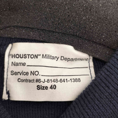 ヒューストン HOUSTON US NAVY HI-NECK SWEATER ハイネック セーター メンズ US:40