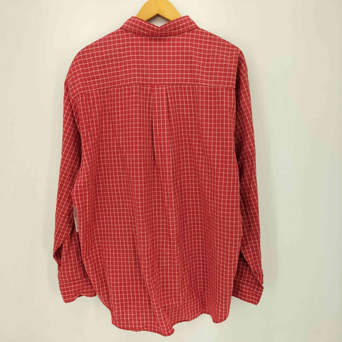 エディーバウアー Eddie Bauer 90S レギュラーカラーL/Sチェックシャツ メンズ JPN:XL