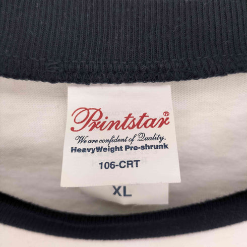 ARAKI Printstar ボディ 心霊 ハートプリント S/S ラグラン Tシャツ メンズ import:XL