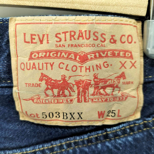 リーバイス Levis 503BXX 1960モデル ストレートデニムパンツ レディース W25