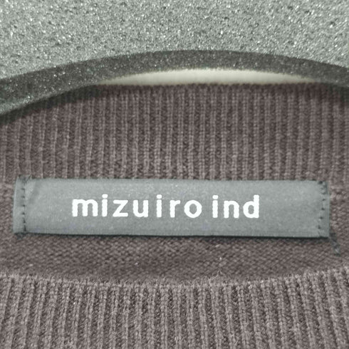 ミズイロインド mizuiro ind プルオーバー ニットベスト レディース