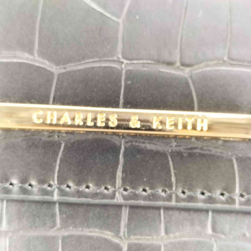 チャールズアンドキース CHARLES&KEITH クロコ型押し 2way ハンドバッグ レディース