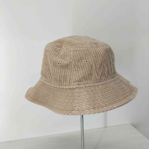 ニューエラ NEW ERA ワンポイントロゴ コーデュロイ バケットハット レディース