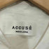 ACCUSE ノーカラー ミディアム シャツワンピース レディース
