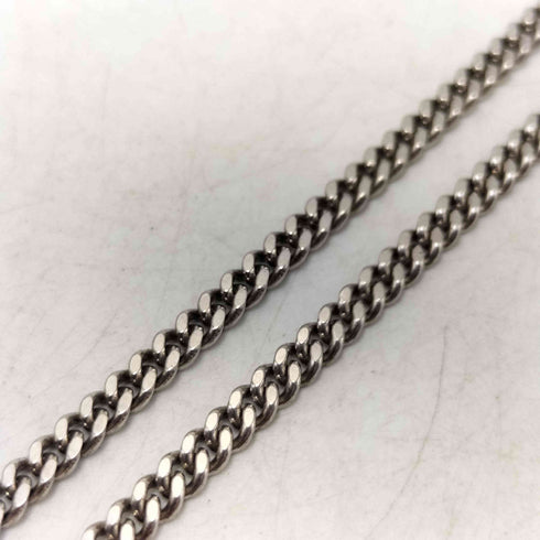 トムウッド TOMWOOD CURB CHAIN M 20.5 INCHES キューブ チェーン シルバー ネックレス メンズ