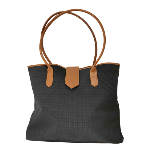 イヴサンローラン Yves Saint Laurent PVC YSLロゴ レザートートバッグ レディース