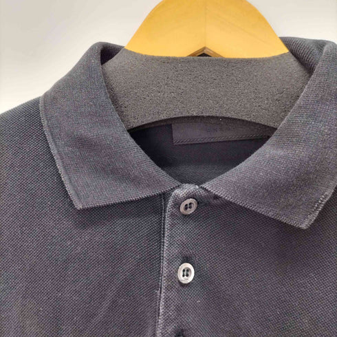 プラダ PRADA コットン100% S/Sポロシャツ メンズ import:L