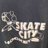 90-00S FRUIT OF THE LOOM ボディ 2枚タグ SKATE CITY HOCKEY プリント ナンバリング クルーネック S/S Tシャツ メンズ import:L