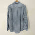 ランズエンド LANDS END リネン チェックシャツ メンズ import:M