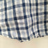 ランズエンド LANDS END リネン チェックシャツ メンズ import:M