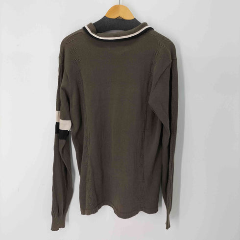 サノバチーズ SON OF THE CHEESE FC-C100 KNIT L/S ニットポロシャツ メンズ JPN:L