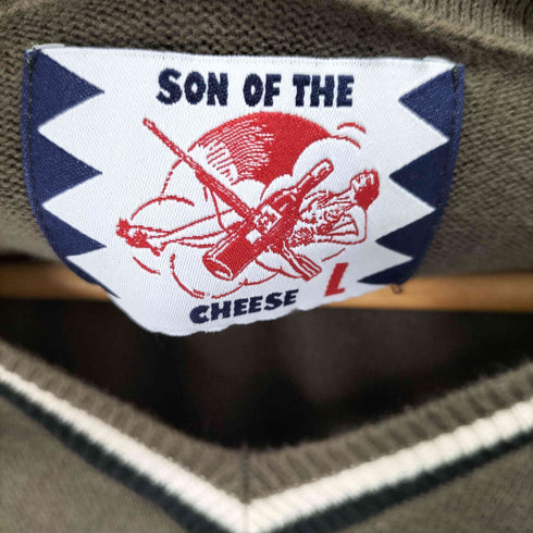 サノバチーズ SON OF THE CHEESE FC-C100 KNIT L/S ニットポロシャツ メンズ JPN:L