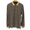 ランズエンド LANDS END L/Sチェックポロシャツ メンズ import:M