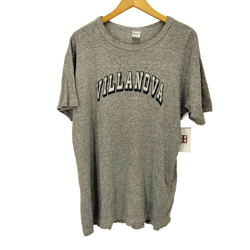 チャンピオン Champion 80S USA製 トリコタグ VILLANOVA 杢 グレー S/S Tシャツ コピーライト1989 メンズ import:XL