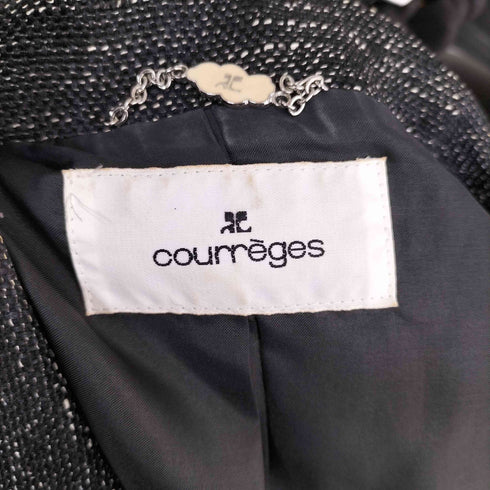 クレージュ courreges テーラードジャケットスカートセットアップ レディース 38