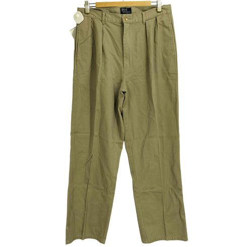 ポロバイラルフローレン Polo by RALPH LAUREN 90-00s USA製 初期タグ ポロチノ 2タックチノパンツ メンズ 33×34