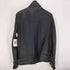 ジャックローズ JACKROSE ラムレザー ウエストベルト X クロス ジップ シングル ライダース ジャケット メンズ JPN:3