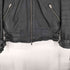 ジャックローズ JACKROSE ラムレザー ウエストベルト X クロス ジップ シングル ライダース ジャケット メンズ JPN:3