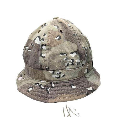 ニューエラ NEW ERA ロゴ 刺繍 チョコチップ カモ 迷彩柄 バケット ハット メンズ 7 1/2